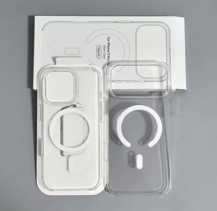 Iphone 17 17 PRO 17 AIR 17 PRO MAX Husa Hard Slim Clara Magsafe White