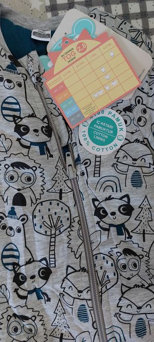 Бебешко зимно спално чувалче с крачета