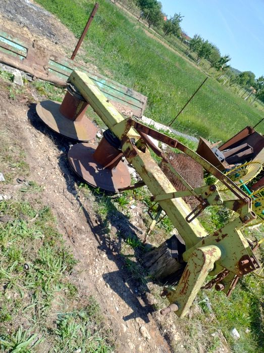 remorca disc plug cositoare grebla