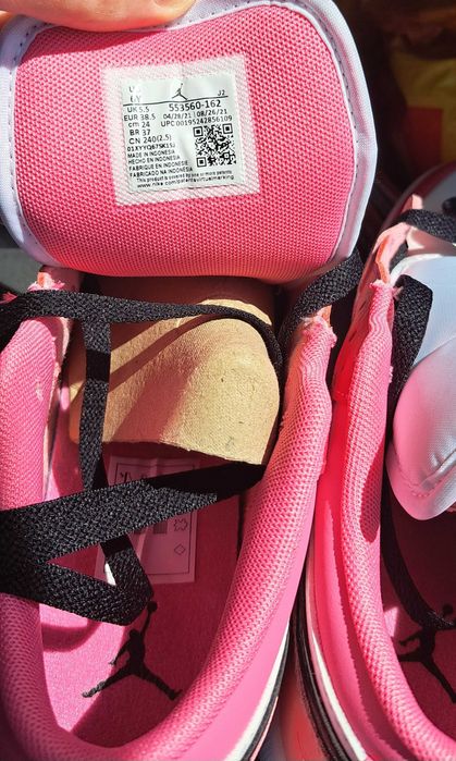 Air Jordan 1 Low Retro Pink Red (GS)