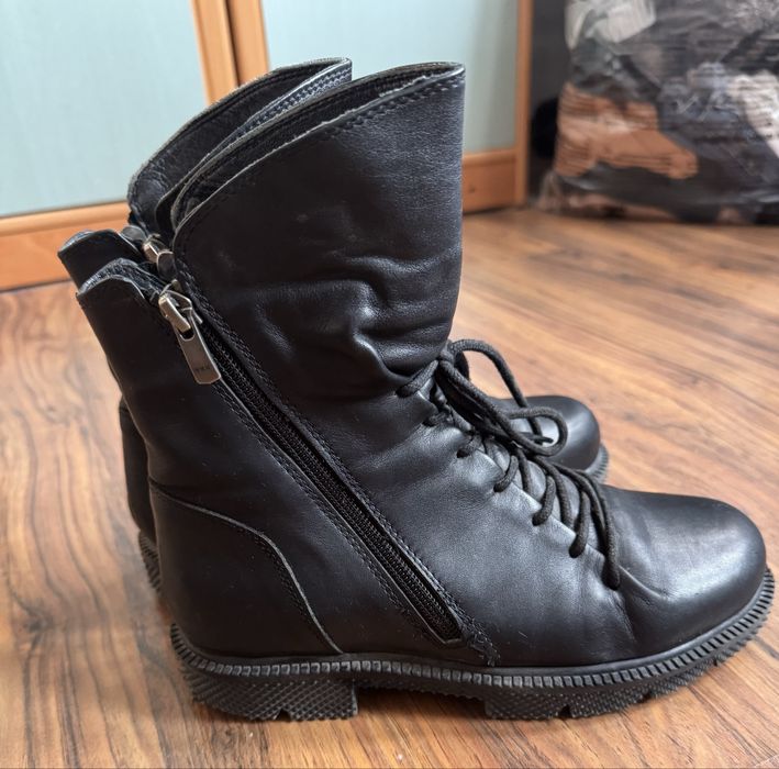 Дамски боти естествена кожа