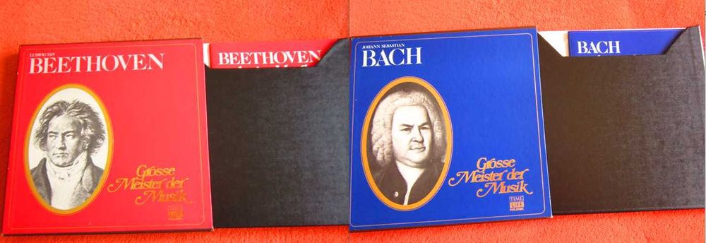 vinil Bach Beethoven  MaestriI Muzicii Kempff,Jochum,Richter cadou rar