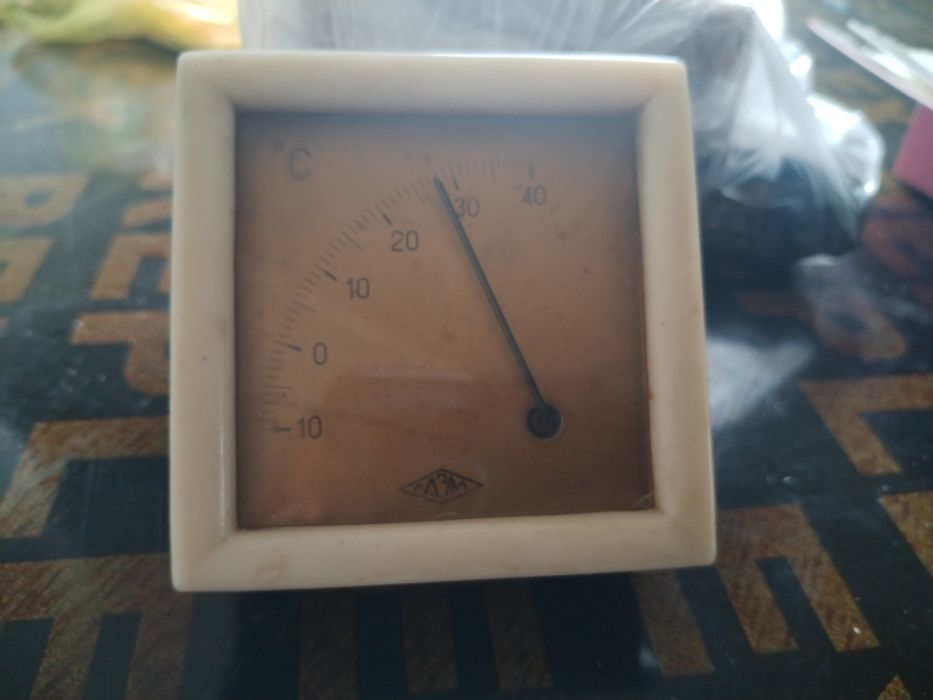 Стар руски термометър.