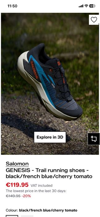 Pantofi sport Salomon Genesis marimea 44
