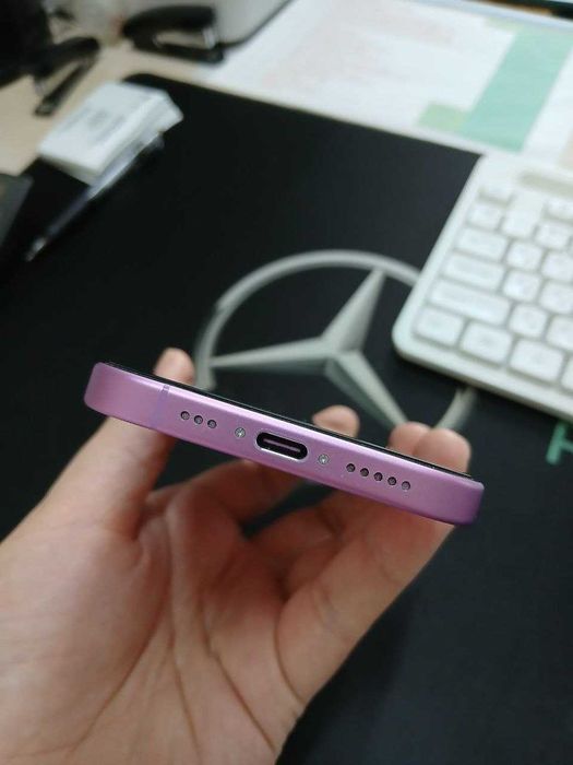 iPhone 16 Pink емкость 94% аёл киши фойдаланган, ҳолати идеал