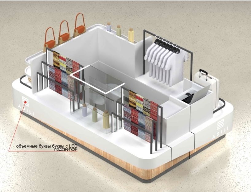 Островок для розничной продажи