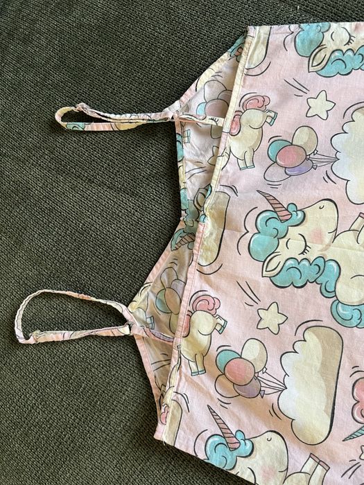 Памучна пижамка на еднорози