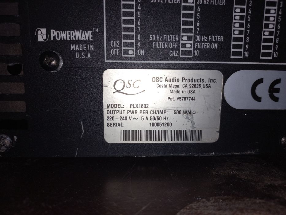 Amplificator qsc plx