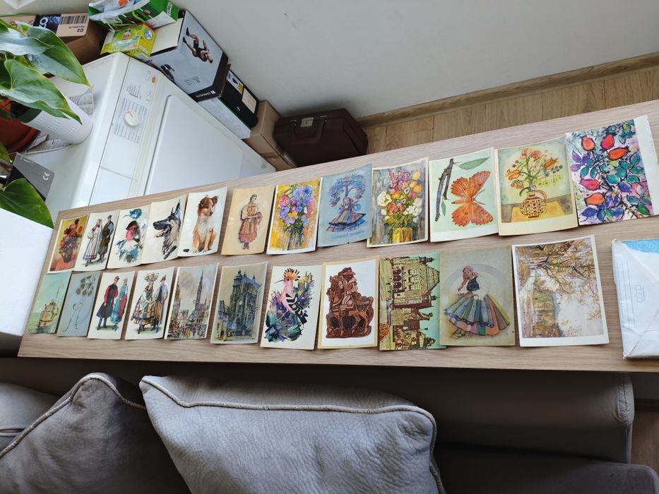 Флексидиск на Бийтълс, рядко издание - Полски пощенски картички 60те