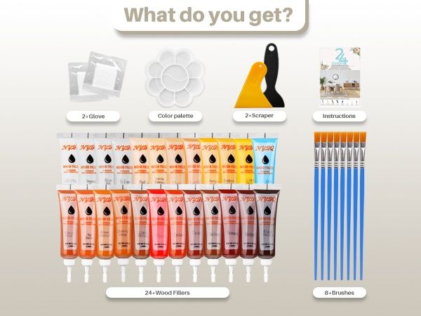 Професионален комплект за ремонт на дърво и мебели NYBQ