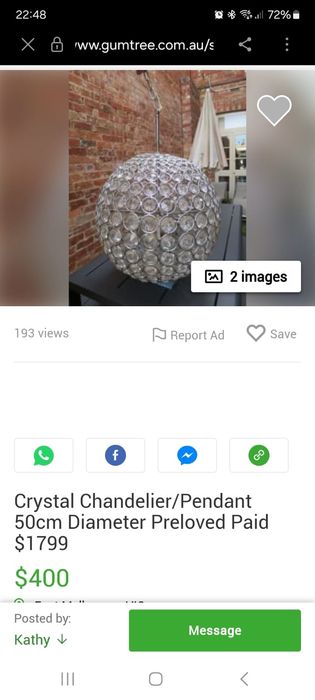 Lustra suspendata cristal  9 x bec g9 candelabru