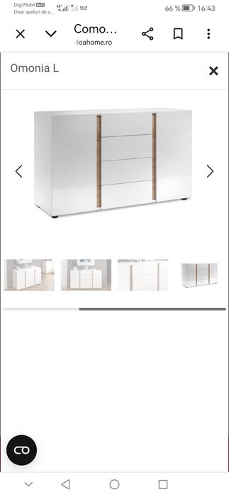 Vand:Dulap haine, L 160cm,l 50cm,h 200 din pal melaminat. Preț 1000 lei.        Comoda L 122cm, l 43 cm, h 75cm,din pal melaminat. Preț 600 lei.Mai mu