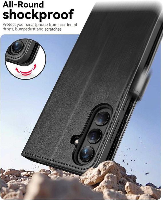 Кожен Калъф Тип Тефтер за Samsung Galaxy S26 S25 S24 S23 Ultra S22 S21