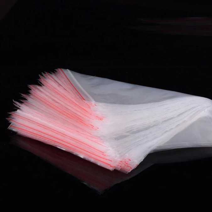 Zamokli paketlar Zip-lock, 14*16 sm, 100 dona