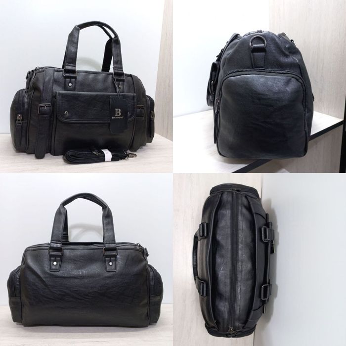 Спортивная дорожная сумка из эко-кожи Binnuo 0881-2. No:682