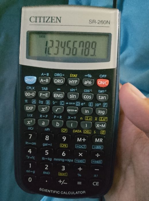 Инженерный калькулятор CITIZEN