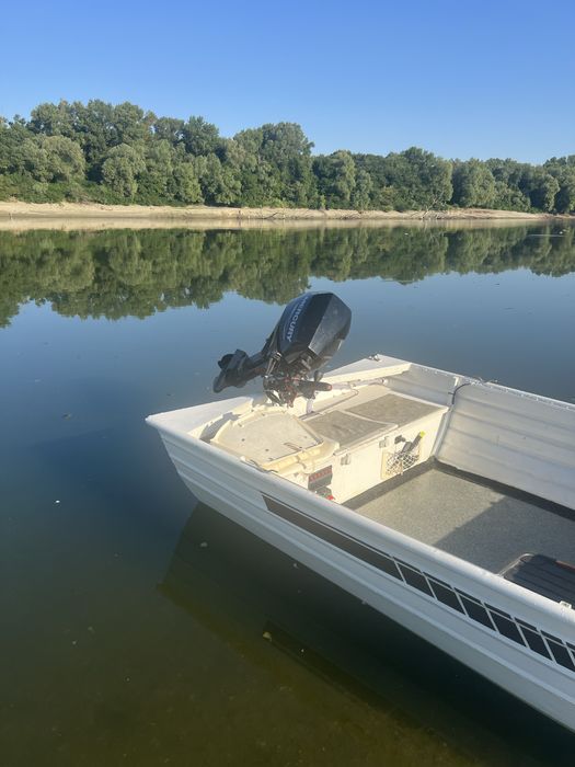 Ansamblu complet barca aluminiu +mercury20cp+peridoc+electric +sonar