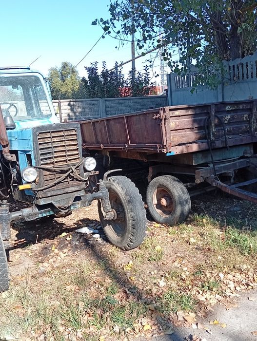 Садовая дробилка и прицеп