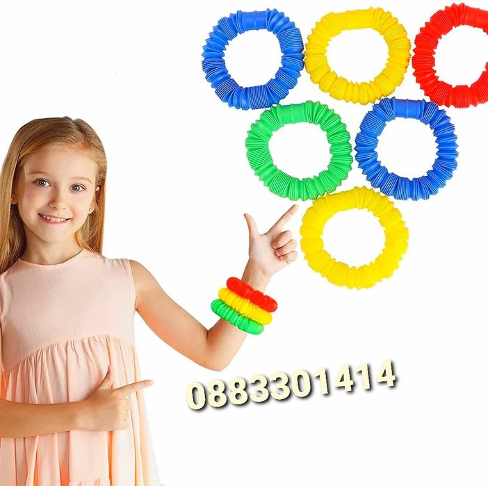 Попит Тръба Fidget Tube Разтегателна играчка