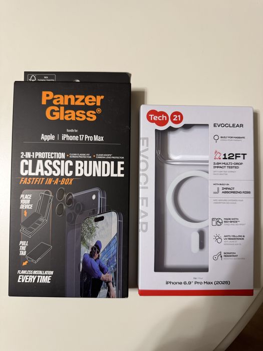 Husa si Folie Profesionale Iphone 17 Pro Max