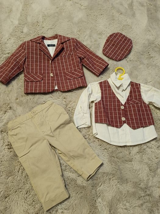 Costum de Botez băieței 3-6 luni