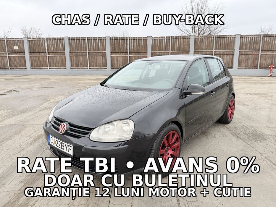 VW Golf 5 2.0 TDI 140CP 2005 E4 ,Rate TBI • Garanție 12 luni