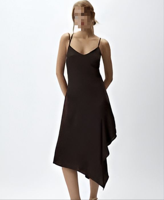 Rochie asimetrica sexy cu spate gol