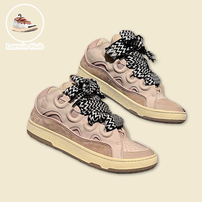 Lanvin Curb Sneakers Pink