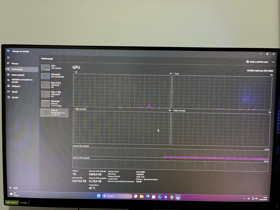 vand calculator de gaming+monitor