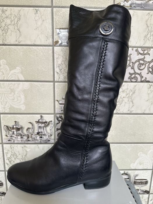 Сапоги 41 размер, натуральная кожа, натуральная цегейка, Б/У