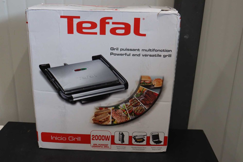 Скара Tefal Inicio - GC241D38, 2000W, незалепващо, оребрена, сребриста