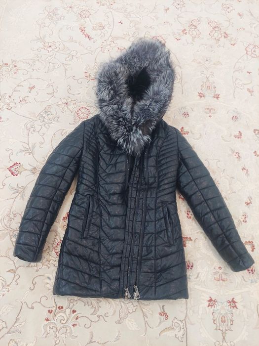 Кожного куртка, бу