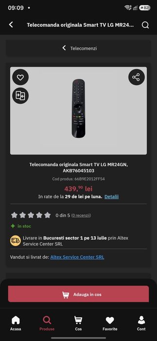 Telecomanda magic LG
