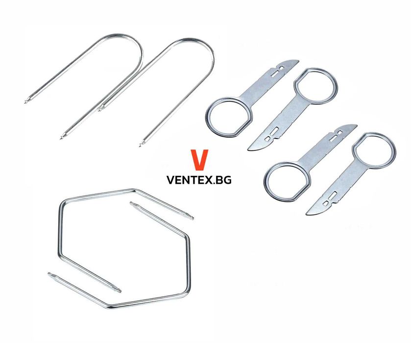 Щипки за демонтаж на радио навигация за Audi Renault Peugoet VW Opel