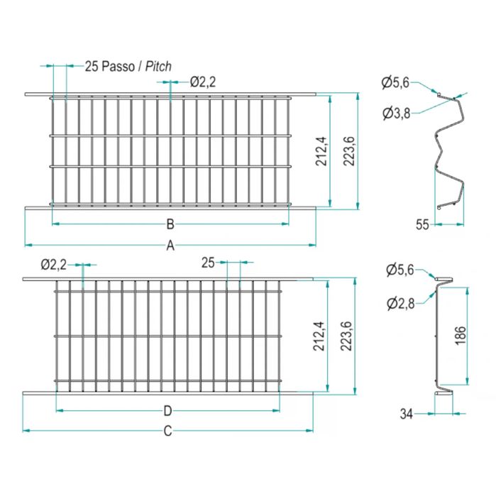 Scurgator, picurator vase INOXA nou (fără ambalaj)