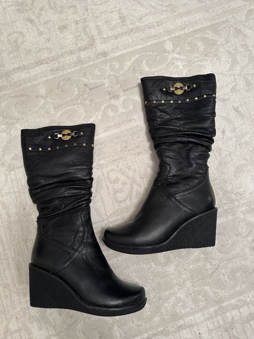 Новые зимние сапоги кожа 39