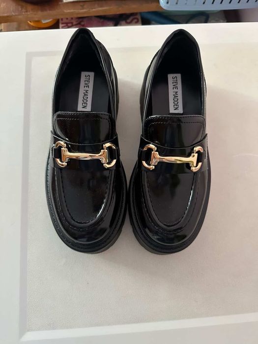 Steve Madden Occupy кожени лоуфъри – №37 – като нови, с кутия