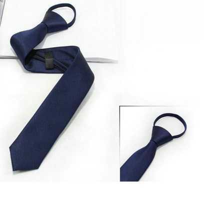 Вратовръзка с цип, в черно , синьо или бяло
