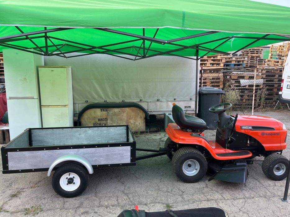 Тракторна косачка HusgVarna 17.0 hp USA + Ремарке