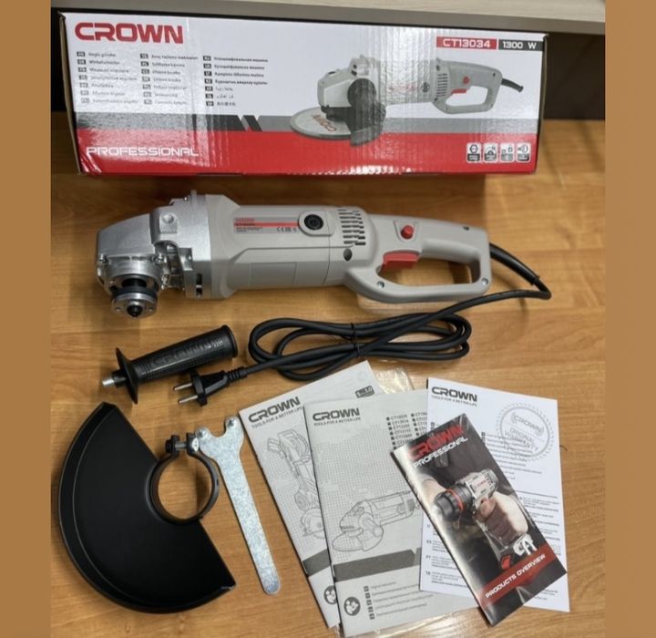 CROWN CT13305S — УШМ, болгарка 230