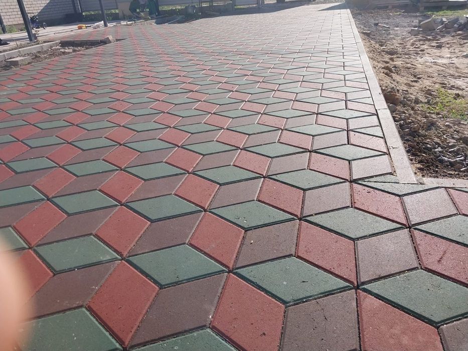 Укладка брусчатка бордюры порегреб