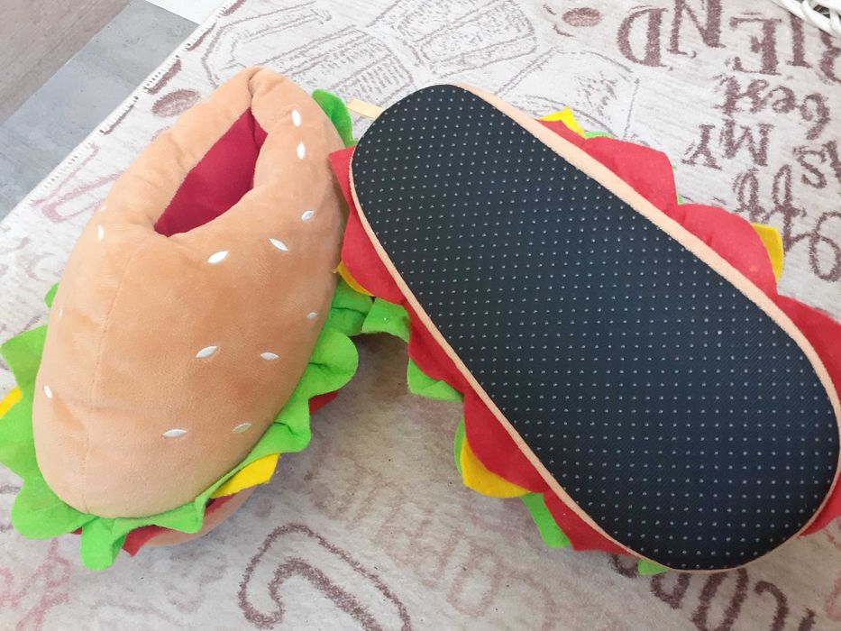 Пантофи Бургер 3D Сандвич