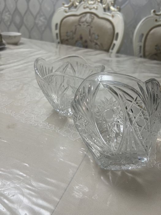 Хрусталь салатница и конфетница