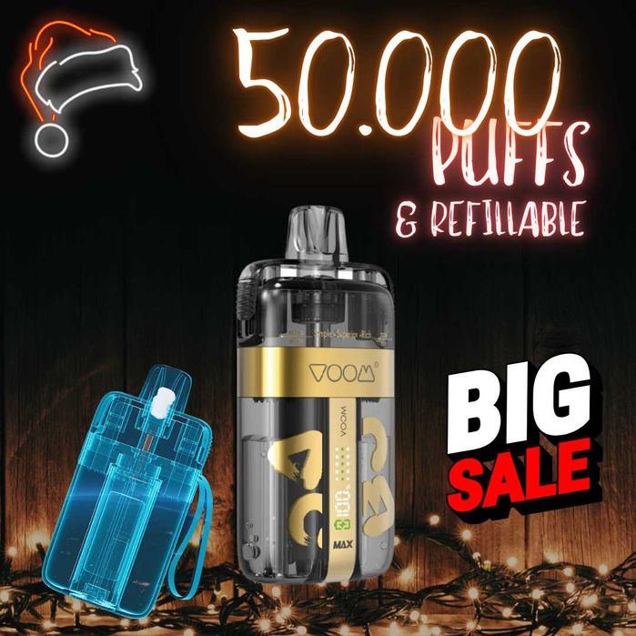 Senzational!Vape Voom Reincarcabil Reutilizabil 50.000 Puffuri