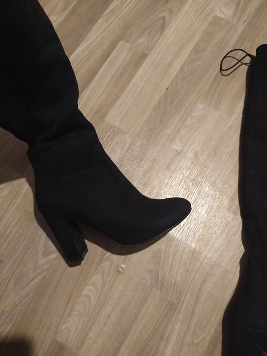 Продам замшевые ботфорды