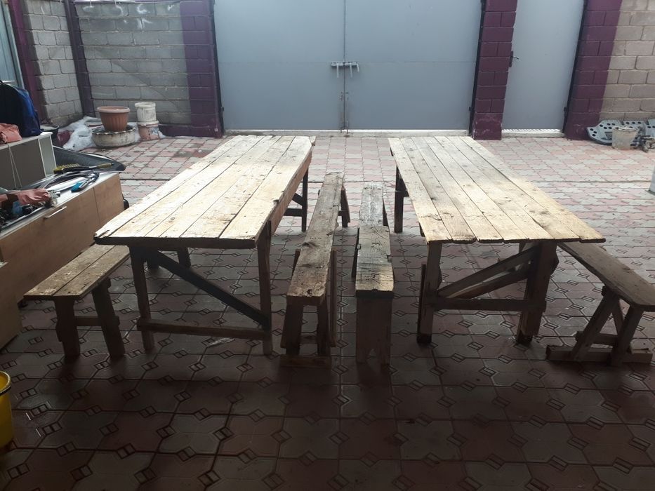 Продам столы с лавочками