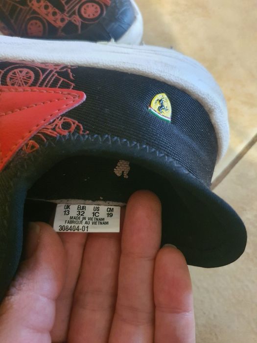 Детски кожени маратонки Puma Ferrari