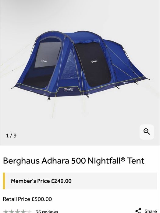 Berghaus Adhara 500 Nightfall