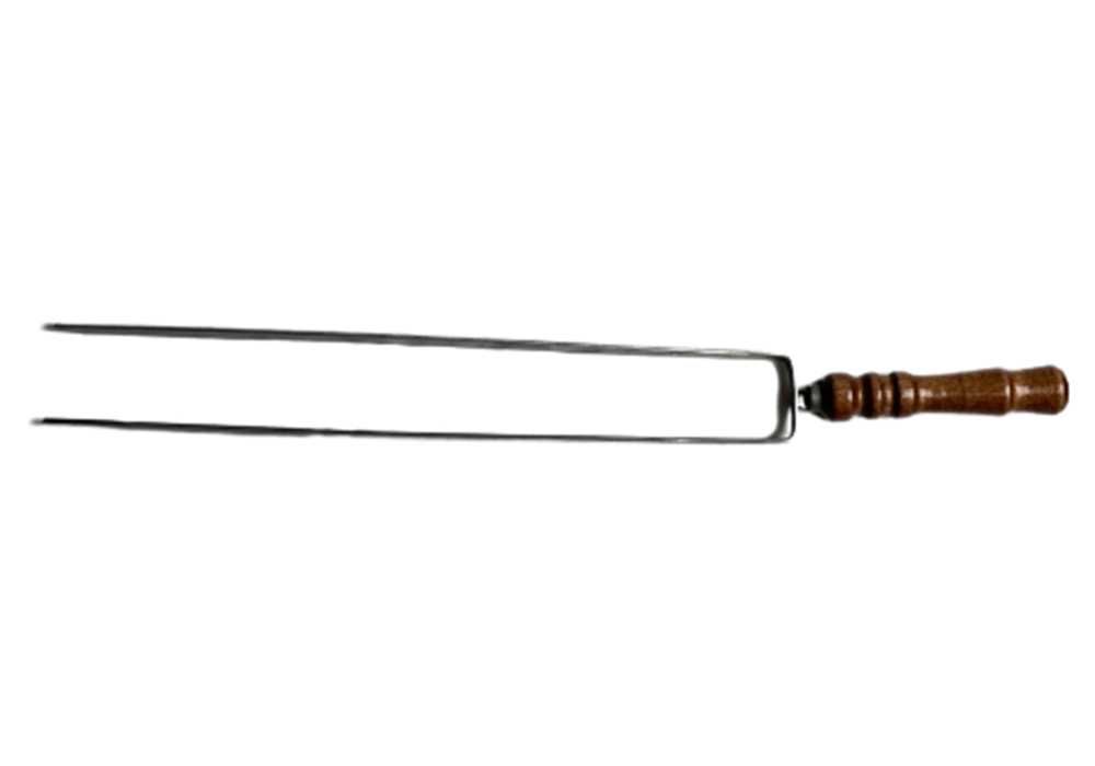 Шиш за барбекю двоен, неръждаема стомана