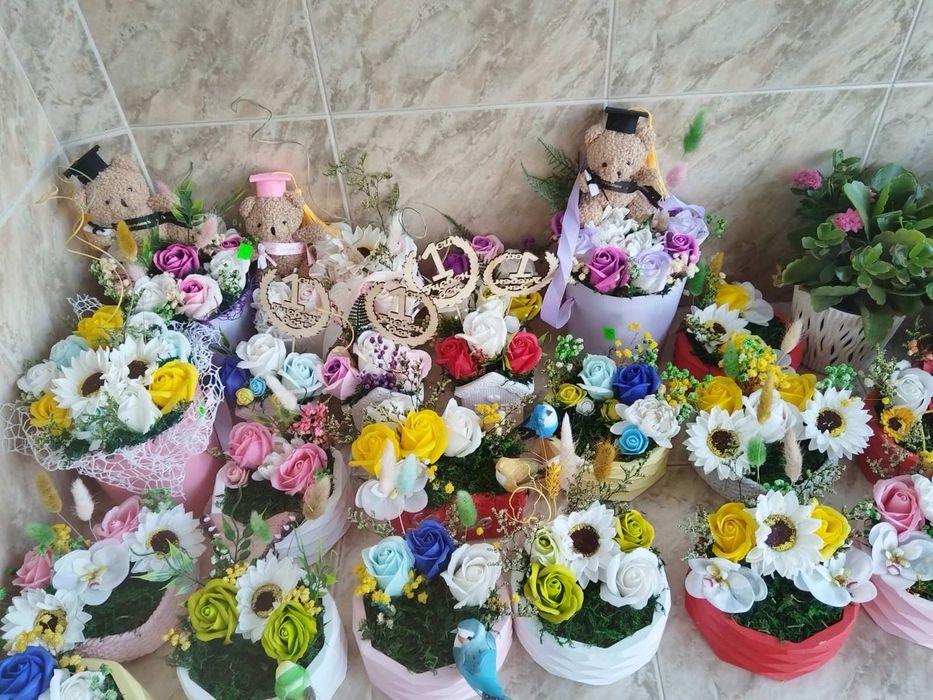 Ръчна изработка от сапунени рози